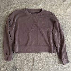 Lululemon Softstreme perfectly oversized cropped crew